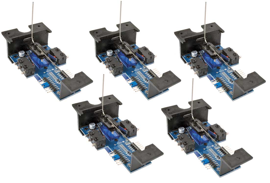 Walthers Layout Control System -- Horizontal-Mount Switch Machine pkg(5)
