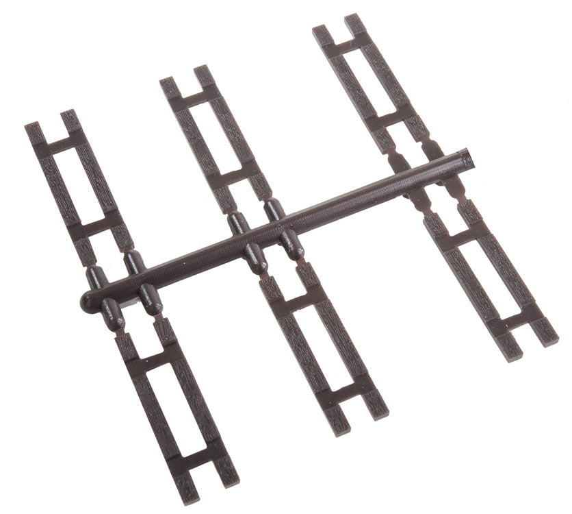 Wood Spacer Ties for Code 83 or Code 100 Track -- 24 Pairs