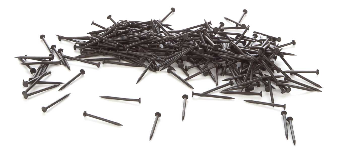 Blackened Track Nails - Approximately pkg(300) - 0.7oz20g -- Fits Code 70, Code 83 and Code 100 Track (sold separately)