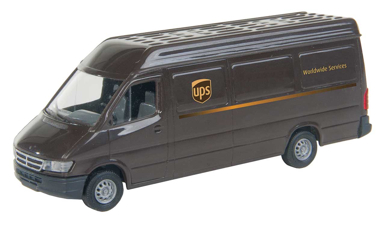 UPS Delivery Van -- Modern Shield Logo
