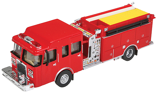 Heavy-Duty Fire Engine - Assembled -- Red