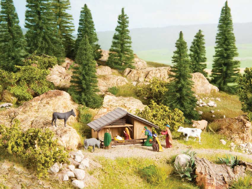 Nativity Scene 12-Piece Set -- 2-15/16 x 1-3/8 x 2-15/16"7.5 x 3.5 x 7.5cm