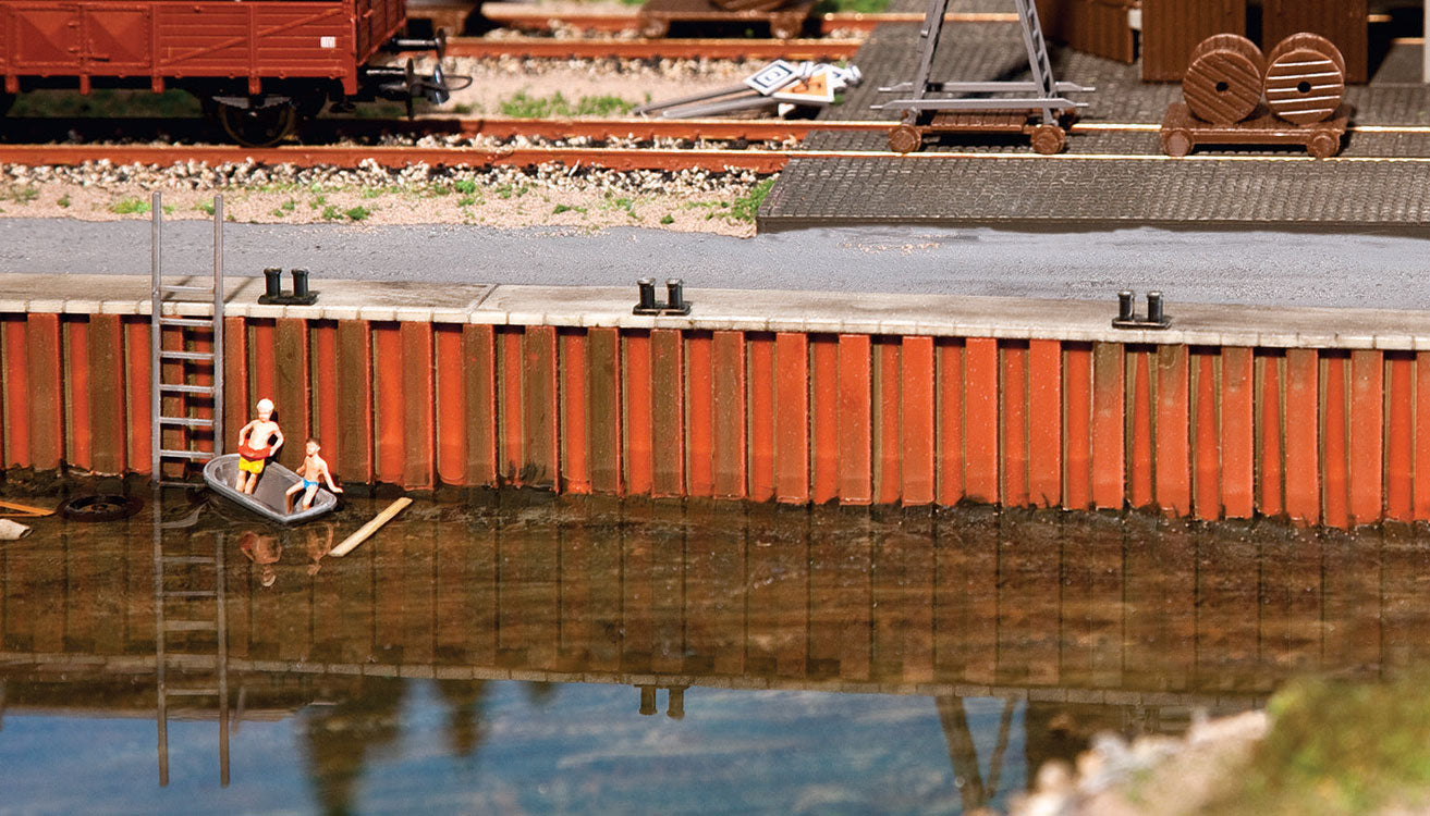 Harbor Wall - 20-1/4 x 5/8 x 1-5/851.4 x 1.6 x 4.2cm -- Kit - pkg(2) Combined Length up to 20-1/4"51.4cm