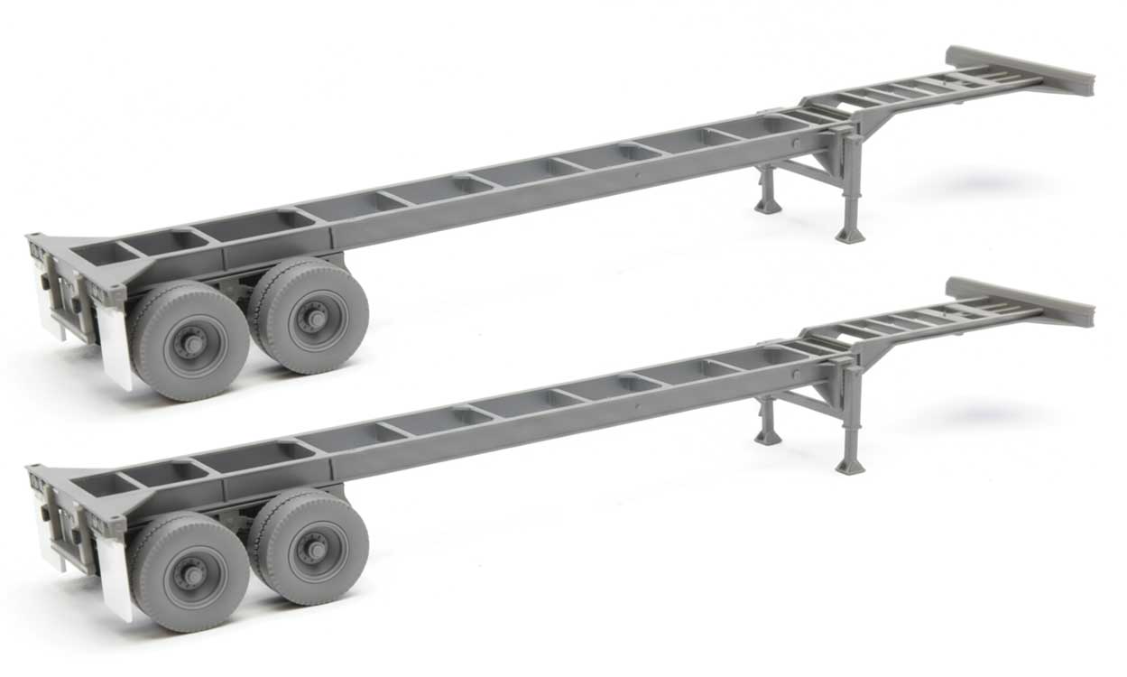 40' Container Chassis (2-Pack) -- Undecorated