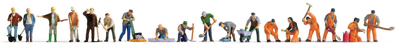 XL Figurine Sets -- People at Work pkg(18)