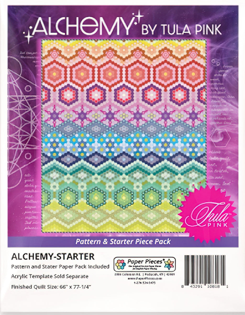 Alchemy Pattern and STARTER Paper Piece Pack by Tula Pink