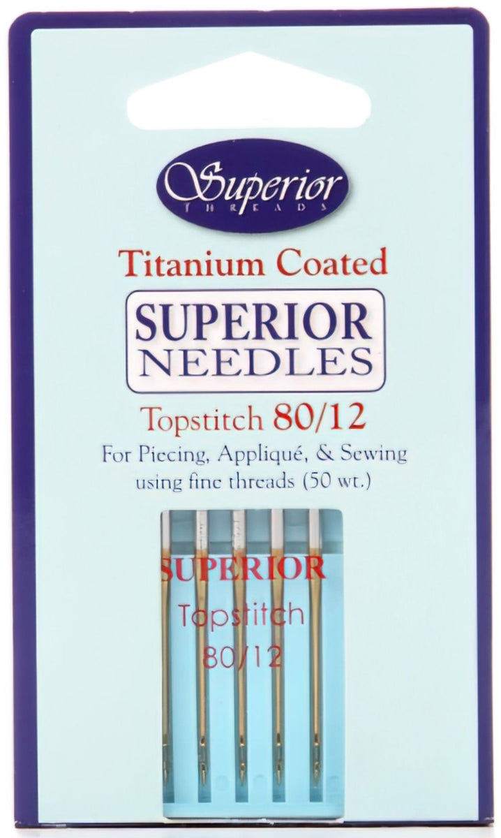 Superior Topstitch Machine Needles Size 80/12 5ct