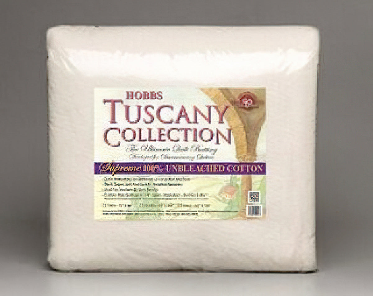 Hobbs - Tuscany Supreme Unbleached Cotton Batting QUEEN 96x108