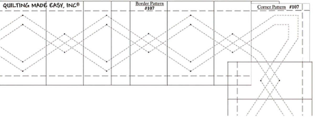 Clearance - Borders Made Easy 3in x 26ft#107by Quilting Made Easy
