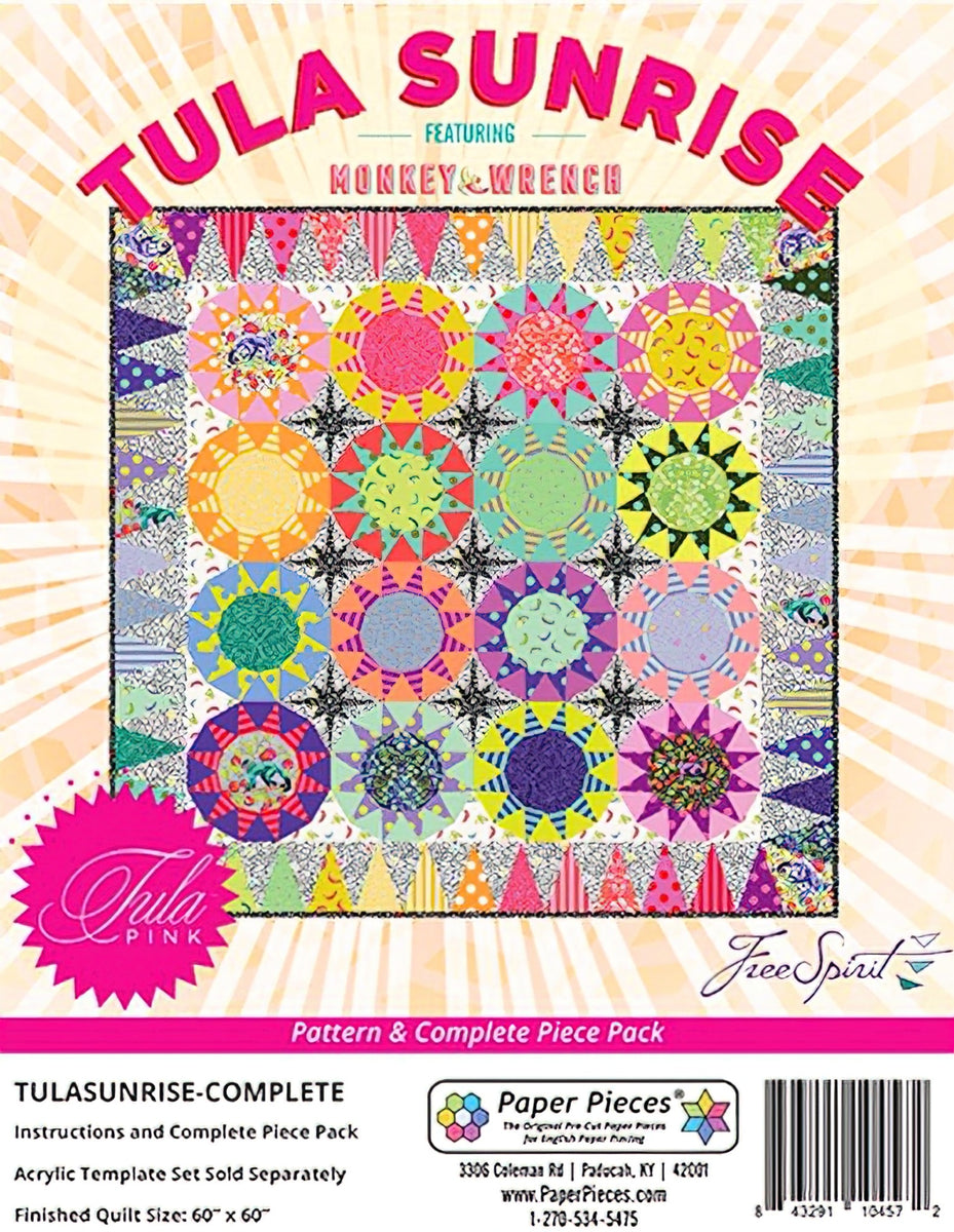 Tula Sunrise Complete Pattern and Paper Piece Pack