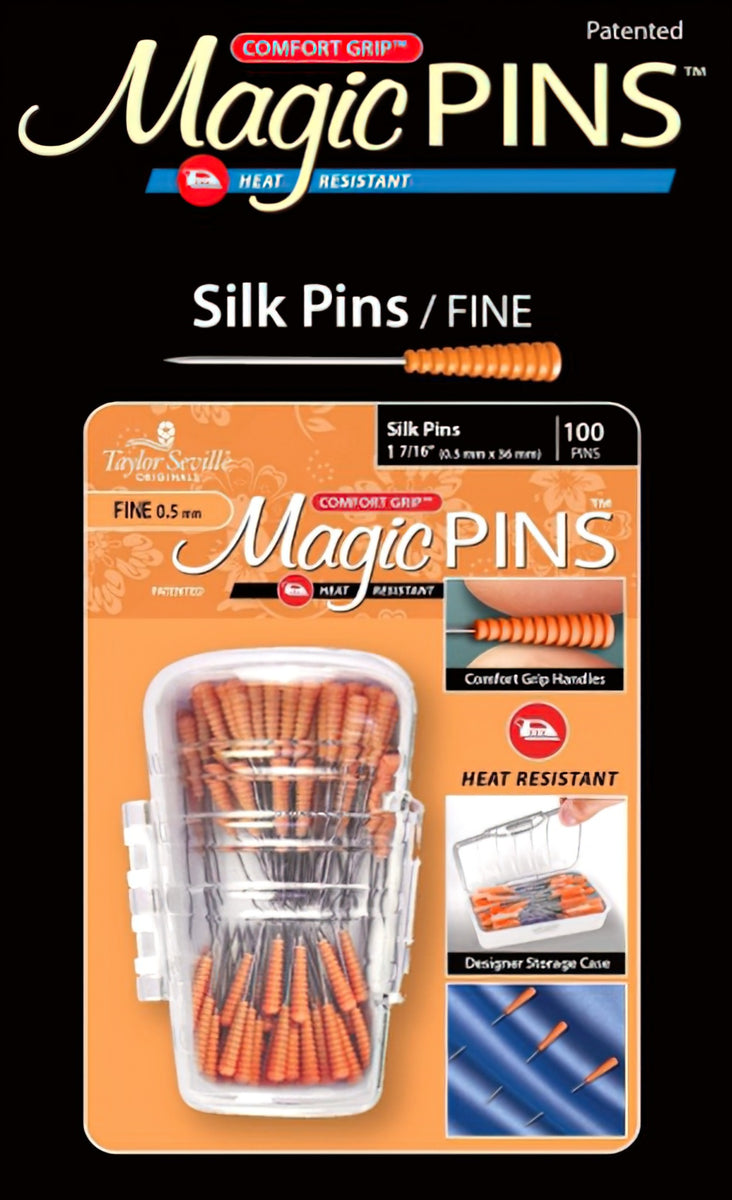 Magic Pins - 219515 Silk Fine 100 pins by Taylor Seville
