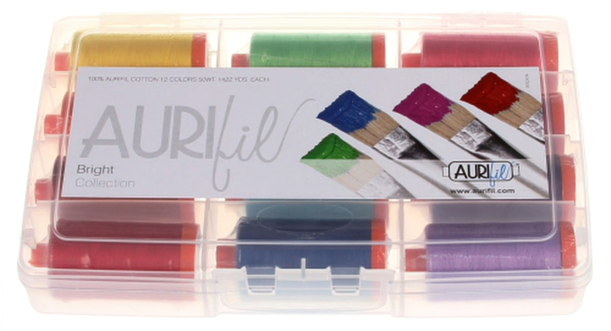 Aurifil - Home Collection Bright 12 Large Spools 50wt