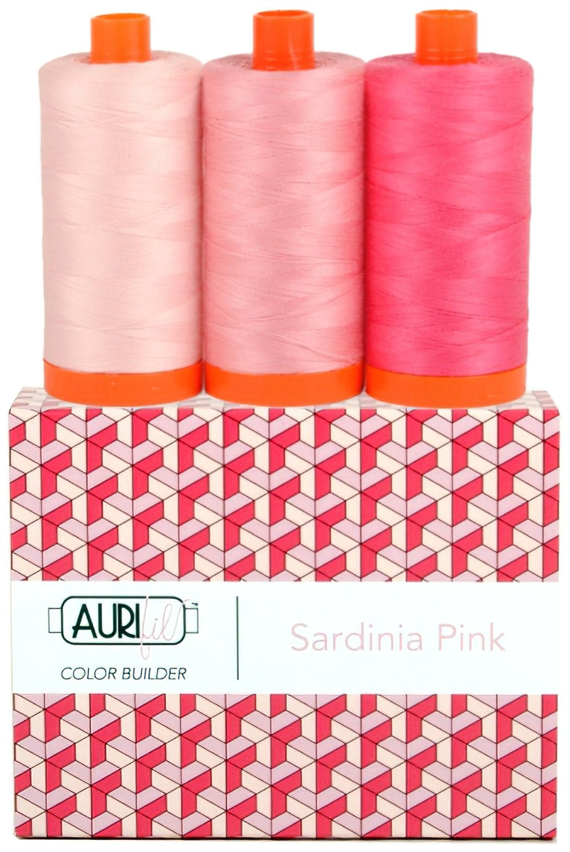 Aurifil - Sardinia Pink Color Builder 3 pcs
