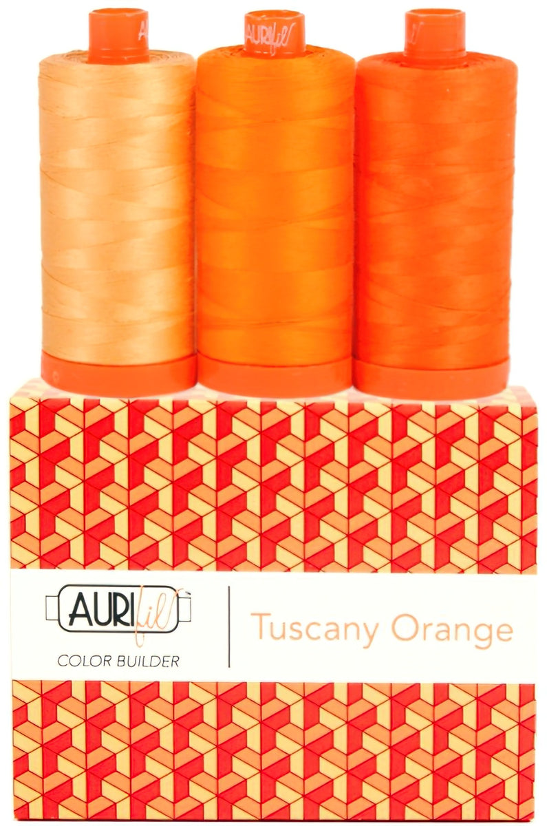 Aurifil - Tuscany Orange Color Builder 3 pcs