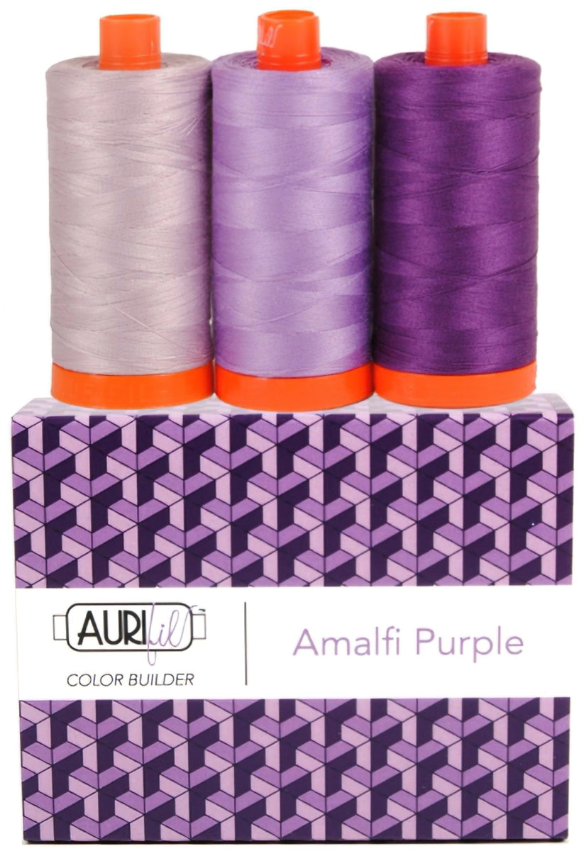 Aurifil - Amalfi Purple Color Builder 3 pcs