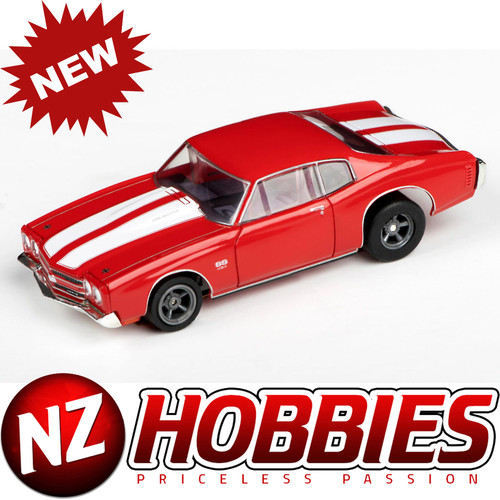 AFX 1970 Chevelle 454 Red # 22043