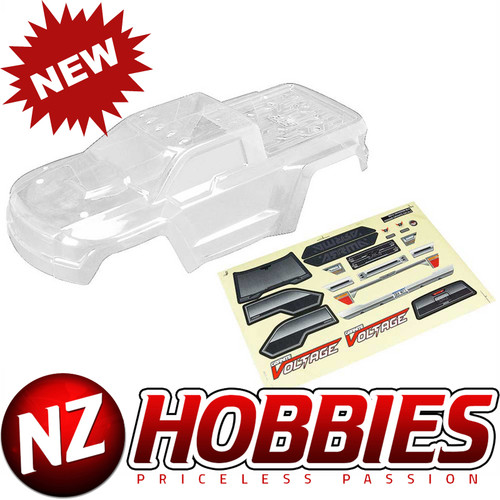 ARRMA AR402192 Clear Bodyshell w/Decals GRANITE