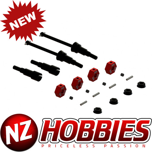 ARRMA ARA311231 Metal Axle & Wheel Hex Set B (4pcs) : 1/16 MOJAVE GROM