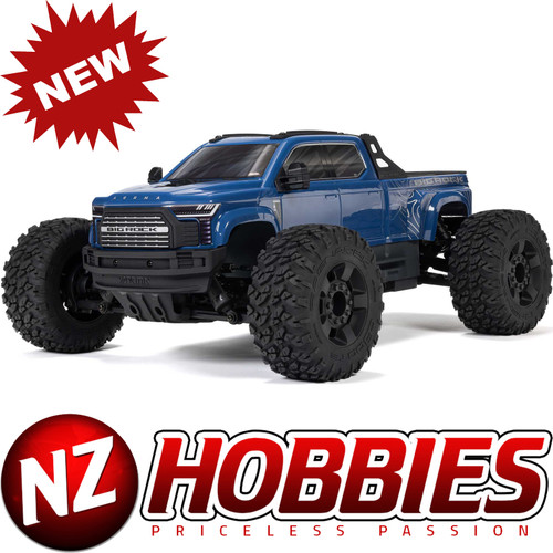 ARRMA 1/10 BIG ROCK 223S DSC 4X4 RTR Brushless Monster Truck, Blue