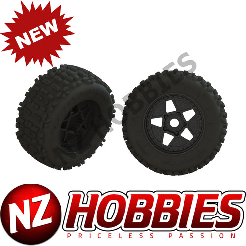 ARRMA ARA550064 DBOOTS 'BACKFLIP' TIRE SET GLUED (1 PAIR) : OUTCAST 8S