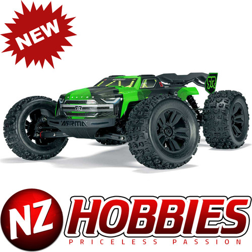 ARRMA 1/8 KRATON 4X4 6S BLX BRUSHLESS V6 SPEED TRUCK RTR (Green/Black) # ARA8608V6T3