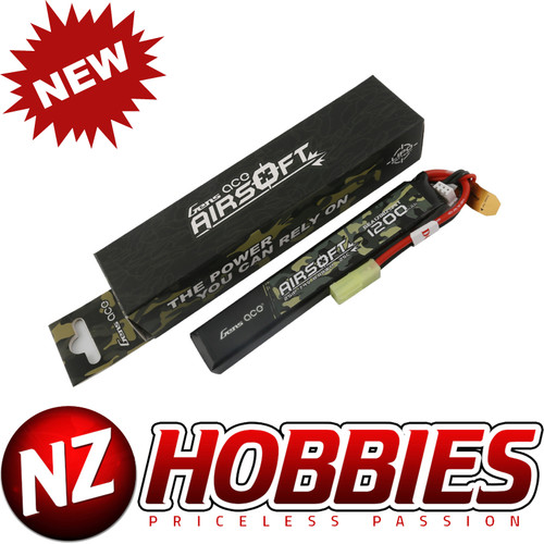 Gens Ace 25C 1200mAh 2S1P 7.4V Airsoft Gun Battery With Tamiya Plug