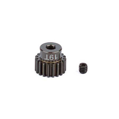 Factory Team Aluminum Pinion Gear, 19T 48P, 1/8" shaft ASC1337