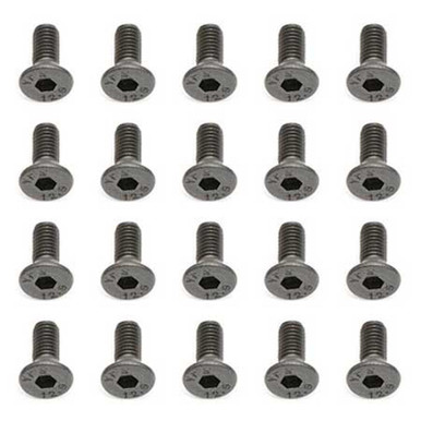 Team Associated M3x8mm Flat Head Hex Screw: MGT asc25201