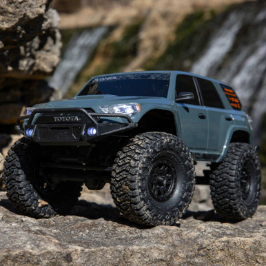 1/24 SCX24 Toyota 4Runner 4X4 RTR Brushed Rock Crawler (Battery & Charger Included), Gray AXI-2035T2