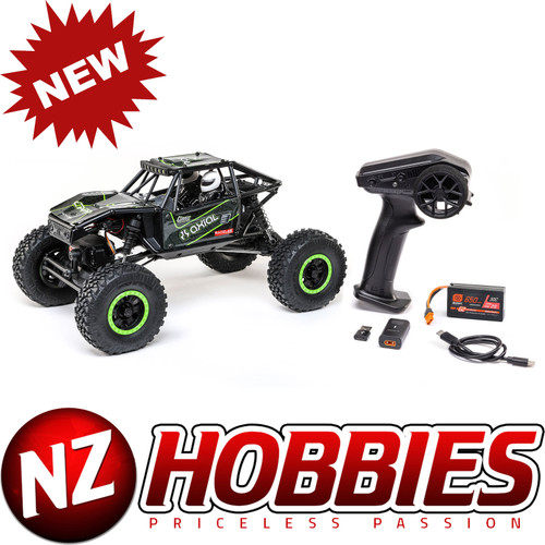 AXIAL 1/18 UTB18 Capra 4X4 RTR Brushed Rock Crawler (Battery & Charger Included), Black