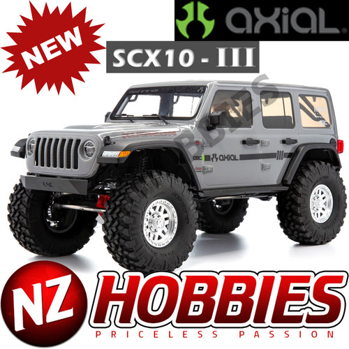 Axial AXI03003T1 SCX10 III Jeep JL Wrangler w/Portals 1/10th RTR Gray
