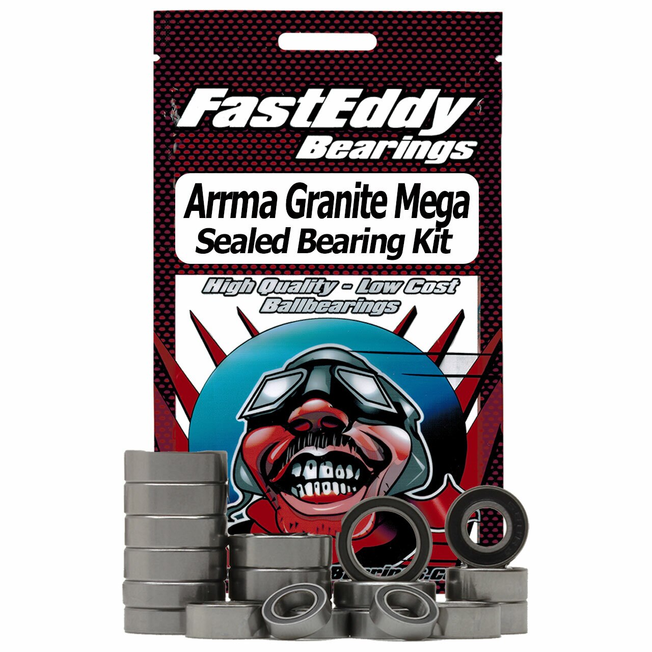 FastEddy ARRMA Granite 2wd Mega Sealed Bearing Kit (TFE2455)