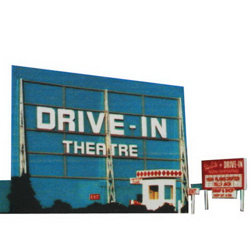 Blair Line 168 HO Scale Drive-In Theatre Laser-Cut Building Kit