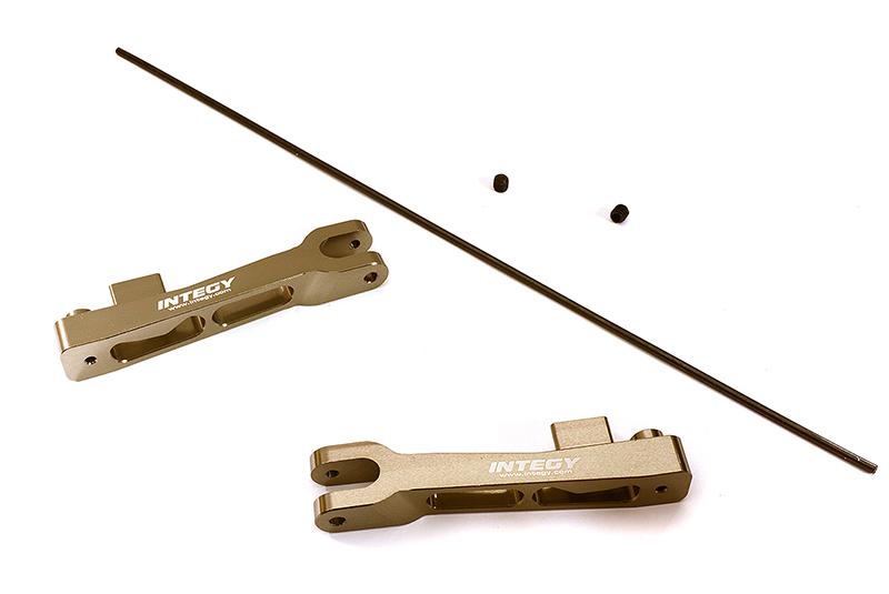Integy Rear Anti-Roll Sway Bar Set for Traxxas 1/7 Unlimited Desert Racer (C28564GREY)