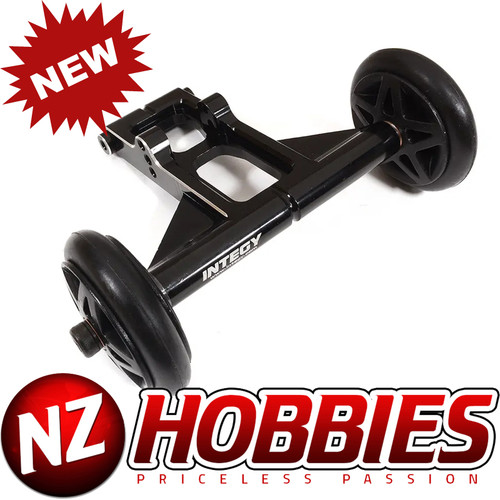 Integy C28674BLACK Billet Machined Wheelie Bar Set : Arrma 1/8 Kraton 6S BLX