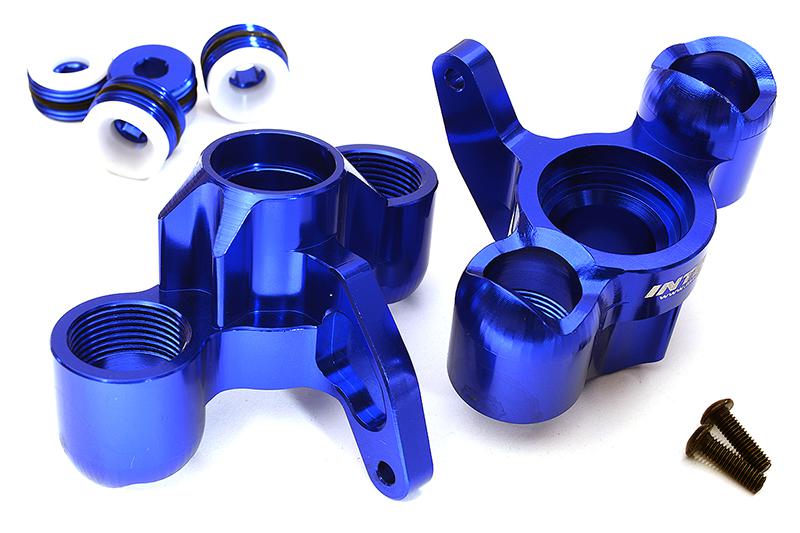 Integy Billet Machined Steering Knuckles for Arrma 1/8 Kraton 6S BLX (C28734BLUE)