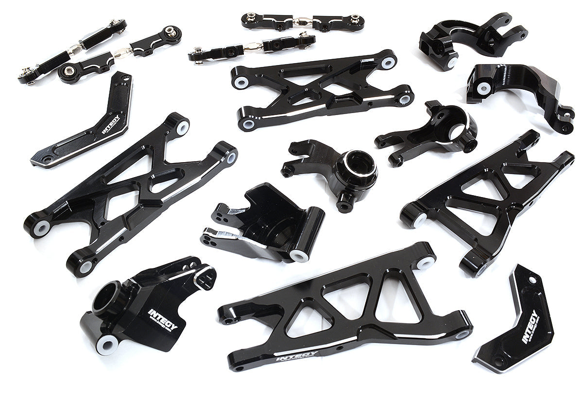 Integy Billet Machined Suspension Kit for Arrma 1/10 Granite 4X4 3S BLX (C28861BLACK)