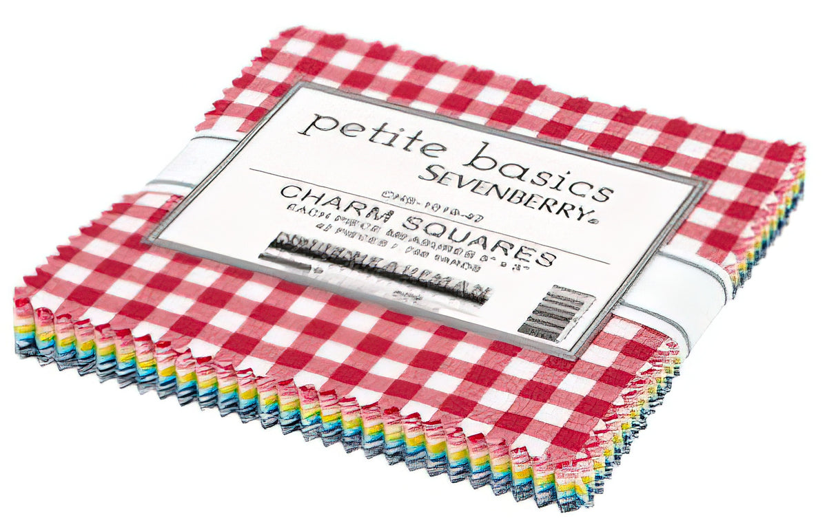Kaufman - Sevenberry: Petite Basics 5 Inch Charm Squares 42 pcs