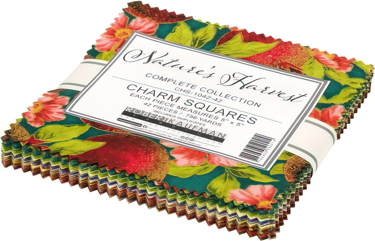 Kaufman - Nature's Harvest 5 Inch Charm Squares 42 pcs