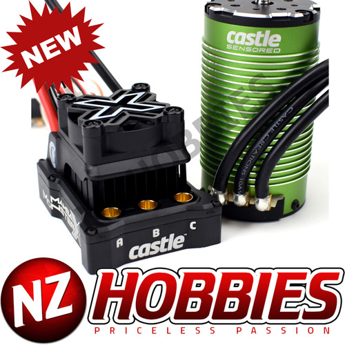 Castle Creation CSE010016503 1/6 Mamba Monster X 8S ESC/Motor Combo 1717-1260KV