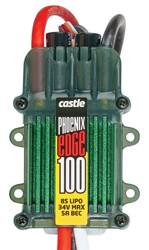 CSE010010000 Castle Creations Phoenix Edge 100 34V 100 Amp ESC
