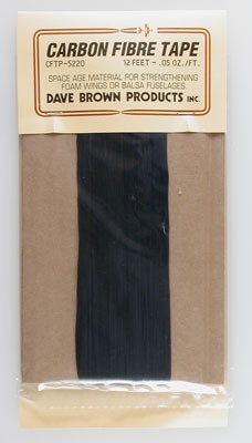 DAV5220 Dave Brown Carbon Fibre Tape 12'