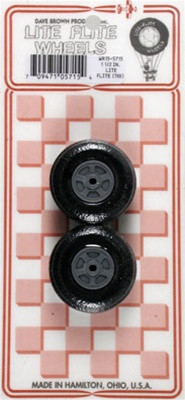 DAV5715 Dave Brown Treaded Lite Flite Wheels 1-1/2" (2)