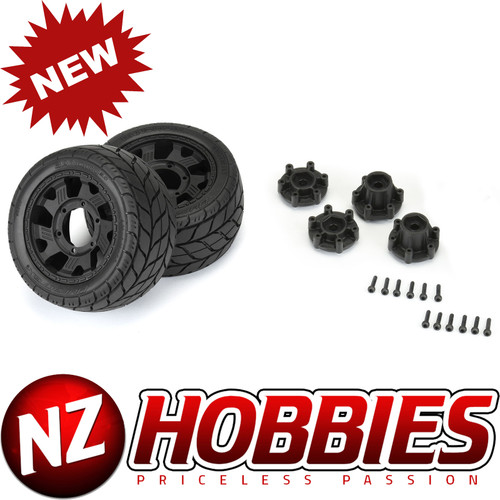 DURATRAX 1/10 Bandito 2.0 F/R 2.8" Monster Truck Tires MTD 12mm Blk Ripper(2) # DTX564410