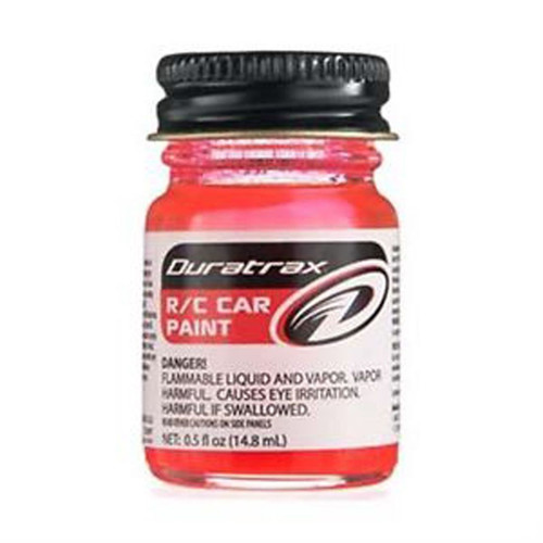 Duratrax DTXR4077 PC77 Polycarb Fluorescent Red RC Bodies 0.5oz