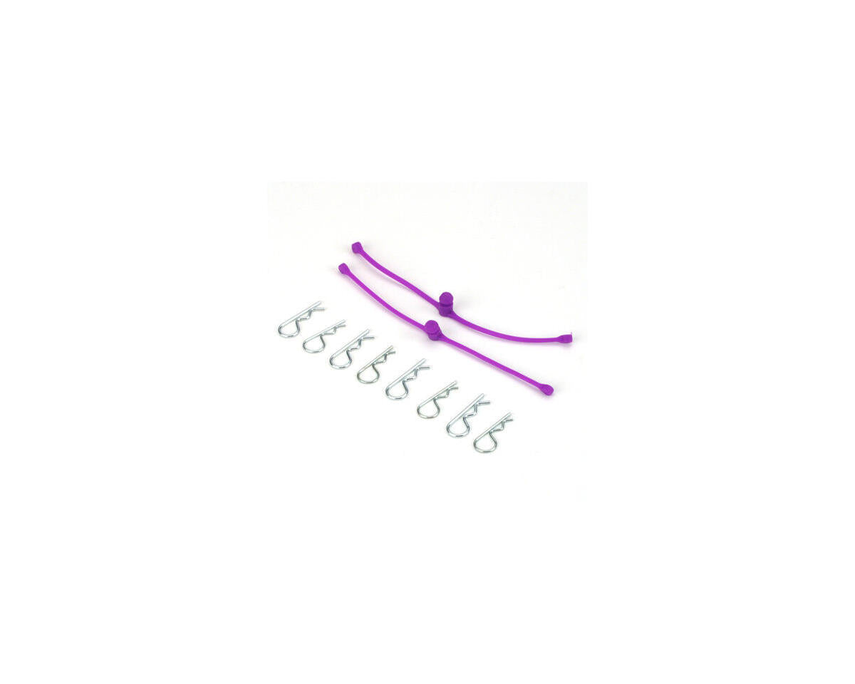 Body Klip Retainers, Purple (DUB2250)