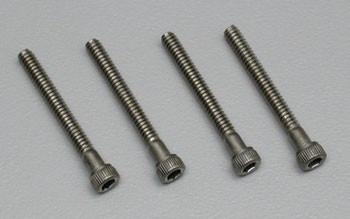 DUB3118 Dubro Stainless Steel Socket Cap Screw 4-40x1" (4)