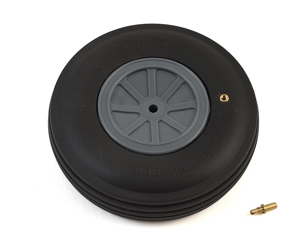 4" Treaded Wheel Large Scale (1) (DUB400TV)