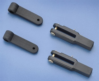 DUB878 Dubro Heavy Duty Control Arms & Clevises .40-.90 (2)