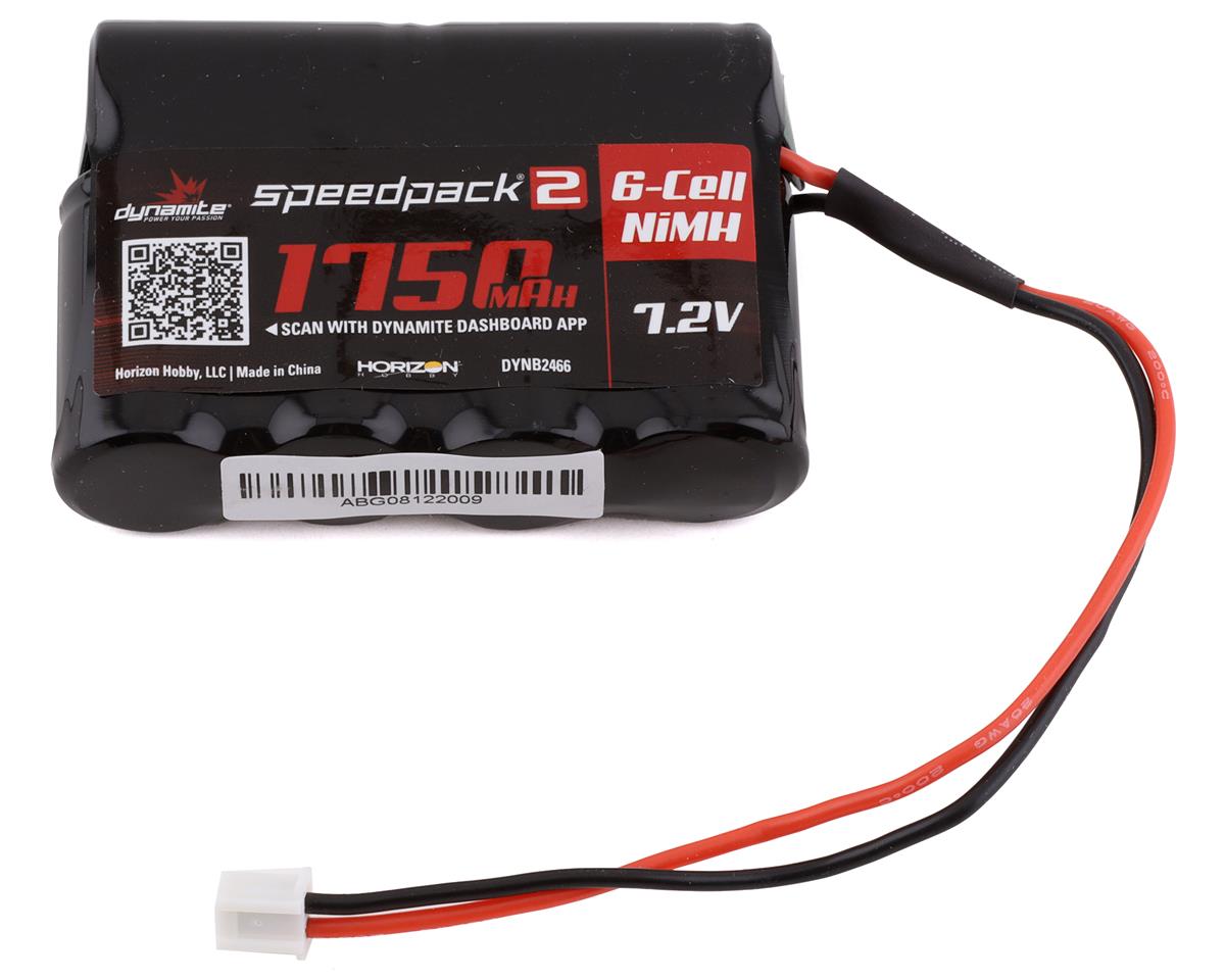 Speedpack2 1750mAh 7.2V 6 Cell NiMh Battery Pack with XH-1S Plug (Mini-T) (DYNB2466)